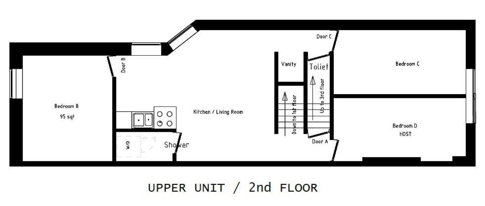 Double Room With Shared Bathroom 536B 토론토 외부 사진